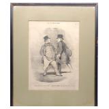 Honore Daumier Signed Lithograph