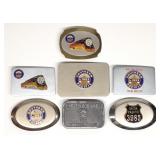 (7) Southern Pacific Railroad Belt Buckles