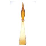MCM Amber Genie Bottle Decanter