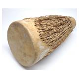 Primitive African Wooden Animal Hide Hand Drum