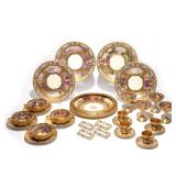 LOT 49 | (29PC) RARE AMBROSIUS LAMM OPERA SET | Circa 1930, a very rare and important porcelain serv