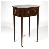 LOT 75 | REGENCY PENWORK SEWING TABLE | Early 19th century, having an octagonal top with a single dr