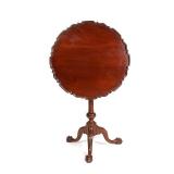 LOT 165 | RARE CHIPPENDALE PHILADELPHIA TILT TOP TEA TABLE | Circa 1750-1780, of small size, having 
