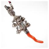 LOT 188 | GEORGIAN SILVER & CORAL RATTLE | Baby