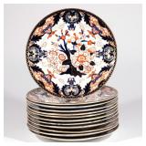 LOT 216 | ROYAL DERBY DINNER PLATES: KING