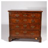 LOT 233 | GEORGE III WALNUT INLAID BACHELOR