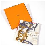 LOT 501 | HERMES SILK SCARF: BRIDES DE GALA | 100% silk Hermes scarf in "Brides de Gala" pattern by 