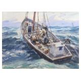 LOT 13 | JOHN WHORF (AMERICAN, 1903-1959) | Sea Fox Watercolor on paper Signed lower right h. 15 w. 