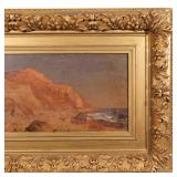  "Artist: Sanford Gifford" on stretcher h. 9 in w. 16 1/2 in. overall: 19 x 26-1/2 in. (framed)