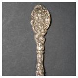 Comprising 18 dinner forks, 18 dinner knives [12 monogrammed], 18 table spoons, 24 teaspoons, 24 bul