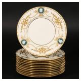 LOT 265 | (12PC) MINTONS PATE-SUR-PATE PLATES, ALBION BIRKS | Albion Birks for Tiffany & Co / Minton