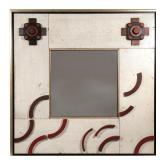 LOT 380 | RICHARD F. ROCKFORD (AMERICAN, B. 1947) | Indian Summer Wood collage with mirror Signed, t