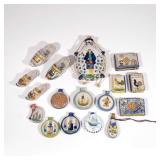 LOT 462 | (17PC) FRENCH FAIENCE SNUFF BOTTLES & FLASKS | Circa late 19th / early 20th century, Quimp