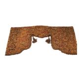 Lot 631  |  EARLY TAPESTRY-WEAVE VALENCE  |  19th century or earlier, with overall floral scrollwork