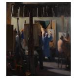 Lot 1 | HERBERT E. ABRAMS (AMERICAN, 1921 2003) | Arts Students League Oil on canvas Signed lower ri
