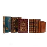 Lot 41  |  (9VOL) FULL LEATHER BINDINGS & ANTIQUARIAN BOOKS  |  Including: POGANY, WILLY [ILLUS.], T