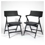 Lot 63  |  PAIR ANTONIO CITTERIO "DOLLY" FOLDING CHAIRS  |  For Kartell, made in Italy h. 31 w. 20-1