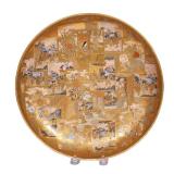 Lot 77  |  EXCEPTIONAL JAPANESE SATSUMA PORCELAIN DISH  |  Meiji period (1868-1912), finely decorate