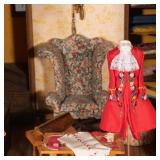 miniature display of a tailor