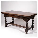 Lot 161  |  CONTINENTAL BAROQUE WALNUT REFECTORY TABLE  |  17th/18th century and later, of rectangul