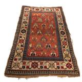 Lot 165  |  FACHRALO KAZAK WITH OVERALL BEETLE PATTERN  |  Circa 1870, alternating rows of two and t