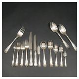 Lot 205  |  (158PC) TIFFANY & CO. "PROVENCE" FLATWARE SERVICE  |  Sterling silver service for twelve