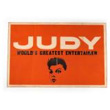 Lot 373  |  JUDY GARLAND POSTER  |  Circa 1961, screenprint with complete border, similar to a windo
