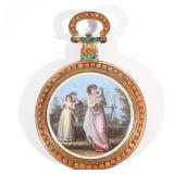 18K RARE DUPLEX WATCH FOR THE CHINESE MARKET | A very fine, large, highly important quarter repeatin