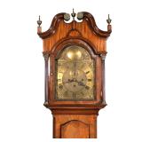 GEORGE III INLAID MAHOGANY TALL CASE CLOCK | Late 18th/ early 19th century, George Brigg Clapham, En