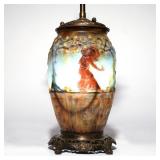 JOSEPH-GABRIEL ARGY-ROUSSEAU (1885-1953) | Le Jardin Des Hesperides Pate-de-Verre Lamp Sgd. with int