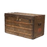 LOUIS VUITTON TRUNK | With original fitted interior h. 22-1/2 w. 40 d. 22 in. 
