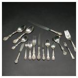 (105PC) REED & BARTON STERLING FLATEWARE SERVICE | Service for 12 in the "Francis I" pattern, compri