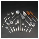 (75PC) INTERNATIONAL STERLING FLATWARE SET | Including silver chest and stand, in "Prelude" pattern,