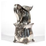 RARE TIFFANY & CO. CHRYSANTHEMUM WATER PITCHER | Sterling silver, 4 quarts, marked "TIFFANY & CO / M