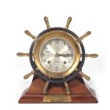 CHELSEA MARINER SHIP BELL CLOCK | CHELSEA "Mariner" Helm Ships shelf or wall clock. A Chelsea Clock 