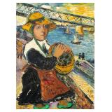 DAVID DAVIDOVICH BURLIUK (1882-1967) | Arles, France Oil on canvas Signed lower left, dated 1949 rig