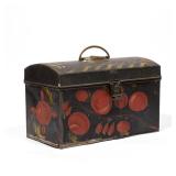 AMERICAN TOLE PEINTE DOCUMENT BOX | 19th century h. 8 w. 13 d. 6-1/2 in. 
