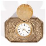 Also marked Ch.Hour -France. Total weight: 60ozt h. 1-1/2 w. 3-1/2 d. 2in 