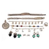 (14PC) TIFFANY & OTHER STERLING JEWELRY | Tiffany & Co. sterling silver, including a a bookmark, a c