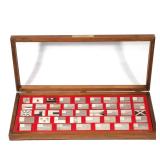 GREAT FLAGS OF AMERICA SILVER PROOF SET | Struck by the Franklin mint expressly for Wm. D. Fraad in 