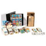 Also about 250 baseball cards from 1987 to 1989. Post cards of New York Yankees players plus photo