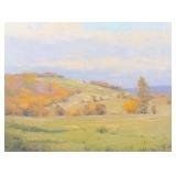 JOHN PHILLIP OSBORNE (AMERICAN, B. 1951) | Autumn Hills. Oil on canvas. h. 12 w. 16 in. (sight) Sign