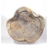 PETER CALLAS (B. 1951) STONEWARE CHARGER | Untitled. Anagama (wood) fired pottery w. 23 d. 6 in. wit