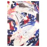 JAMES ROSENQUIST (AMERICAN, 1933-2017) | Stars and Stripes at the Speed of Light. Lithograph in colo