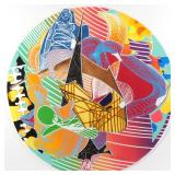 FRANK STELLA (AMERICAN, B. 1936) | Plutusia (from Imaginary Places II). Mixed media print in colors 