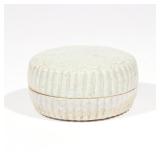 CHINESE QINGBAI PORCELAIN BOX AND COVER | Southern Song-Yuan dynasty (1127-1368), of circular shape 