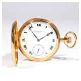 PATEK PHILIPPE 18K YELLOW GOLD HUNTER-CASE WATCH | 18k gold Patek Philippe hunter case pocket watch 
