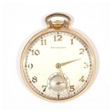 14K YELLOW GOLD TIFFANY & CO. POCKET WATCH | With 21 jewel movement by Hamilton; 51.2g