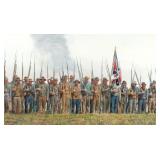 MORT KUNSTLER (AMERICAN, B. 1931) | Men of Valor. Gouache on paper. h. 15-1/2 w. 27-1/2 in. (sight) 