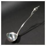 GEORG JENSEN SILVER LADLE, "BLOSSOM" PATTERN | Marked Georg Jensen, Denmark; 8 ozt. - h. 13 w. 4-3/4